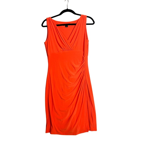 Lauren Ralph Lauren Dresses & Skirts - Lauren Ralph Lauren Dress Size 8 Surplice Ruched Sleeveless Sheath V-Neck